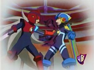  Dark Protoman vs. Lan/Megaman
