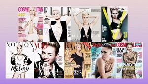  Miley's all 2013 magazines