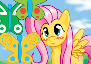  Fluttershy and 蝶