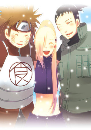  Shikamaru, Choji and Ino
