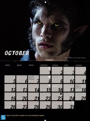  Teen wolf - Season 3 - 2014 Calendar Promotional Fotos
