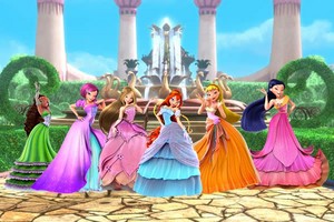  Winx club in gowns