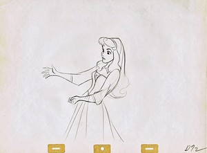  Walt Дисней Sketches - Princess Aurora