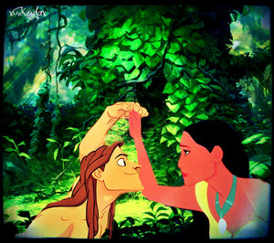  Pocahontas and Tarzan.