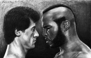 AMAZING drawing of Rocky and Clubber Lang 
