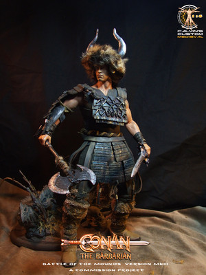  Calvin's custom one sixth scale Conan the Barbarian figure