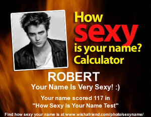  Robert's sexy name