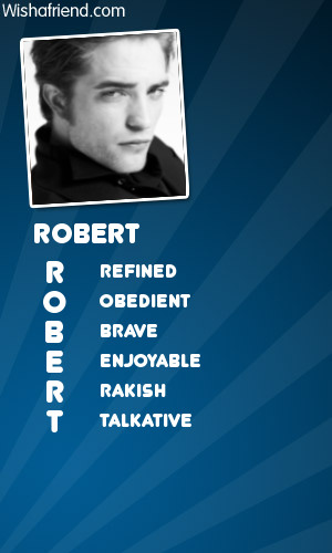  Robert's awesome name