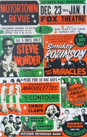  A Vintage Motown Revue konzert Tour Poster