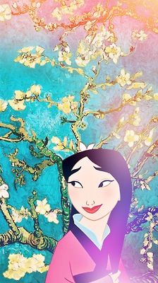  迪士尼 Princesses meet 面包车, 范 Gogh - 花木兰