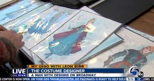  Costume designs for Disney’s 겨울왕국 on Ice production