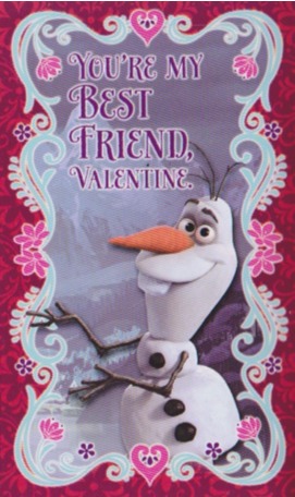  Frozen - Uma Aventura Congelante Valentine Cards