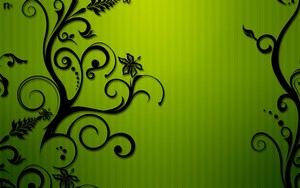 Green And Black Wallpaper