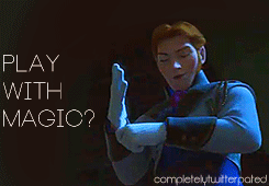  So 你 wanna play with magic? Hans