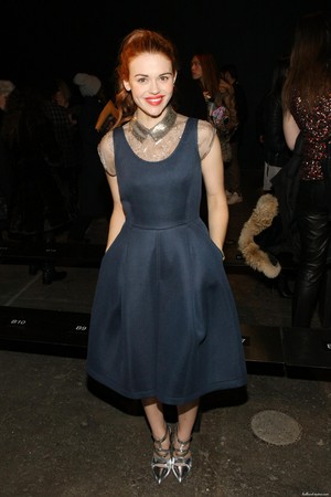 Holland attending Philosophy By Natalie Ratabesi - Mercedes-Benz Fashion Week Fall 2014