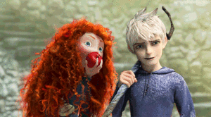  Jack Frost and Merida Dunbroch