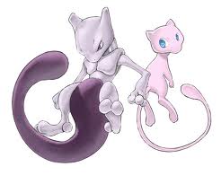 Mew and Mewtwo 
