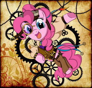  Steampunk Ponies - PinkiePie