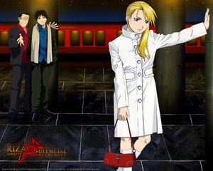  Roy mustang and Riza Hawkeye (with Maes Hughes)