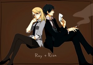  Roy घोड़ा and Riza Hawkeye