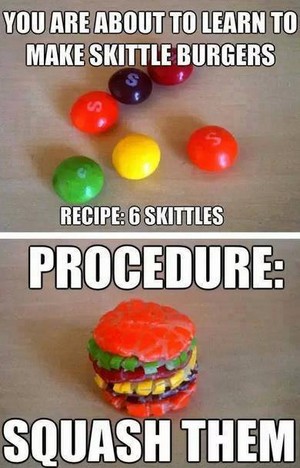  Skittle buger