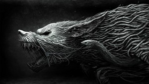  Dark lobo wolpeyper