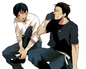  Roy mustang and Maes Hughes