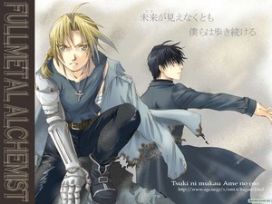 Roy Mustang and Edward Elric