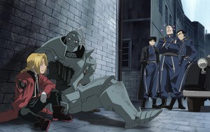  Roy Mustang, Maes, Alex, Ed and Al