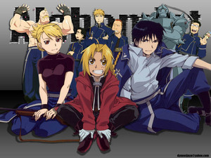 Roy Mustang, Riza Hawkeye, Edward Elric and other characters