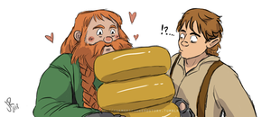  Bilbo and Bombur