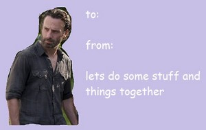 Walking Dead Valentine (Rick)