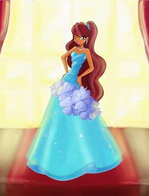  Aisha پھول dress