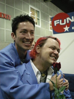  Todd Haberkorn and Greg Ayres cosplaying as Hikaru and Kaoru (respectively) from OHSHC