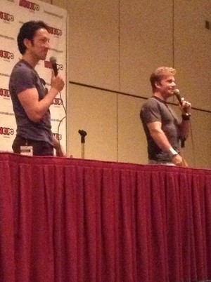 Todd Haberkorn and Vic Mignogna at this anime panel guest talk