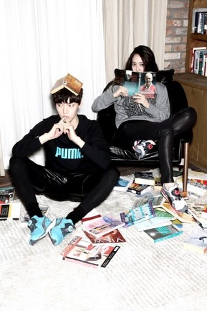  Krystal and Ahn Jae Hyun for 'Puma'