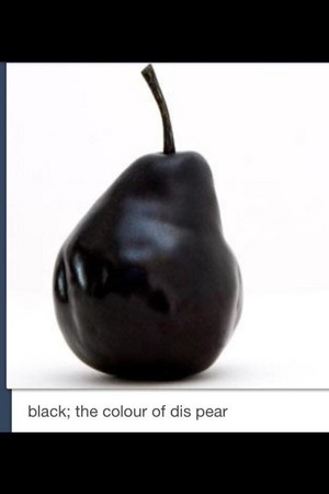 The colour of dis pear