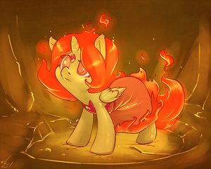  flame princess pony