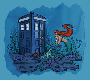  dr. who and ariel