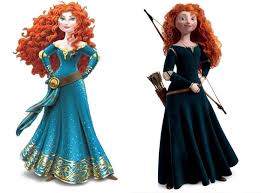  Merida in her two different styles