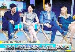  colin talking about hook and emma, gma