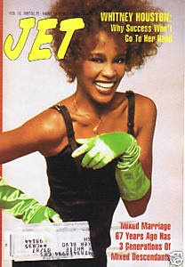 Whitney Houston On The Cover Of JET Magazine