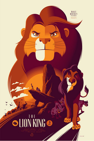  The Lion King 由 Tom Whalen