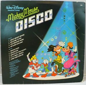  1979 Disney Release, "Mickey topo, mouse Disco"