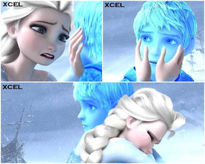  Elsa freezes Jack