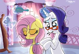  Fluttershy and Rarity