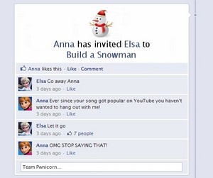  アナと雪の女王 | フェイスブック Funny