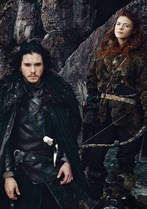  Jon Snow and Ygritte