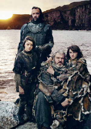  Arya, Sandor, Hodor & Bran