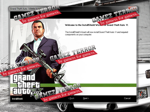  screen from installation gta on pc